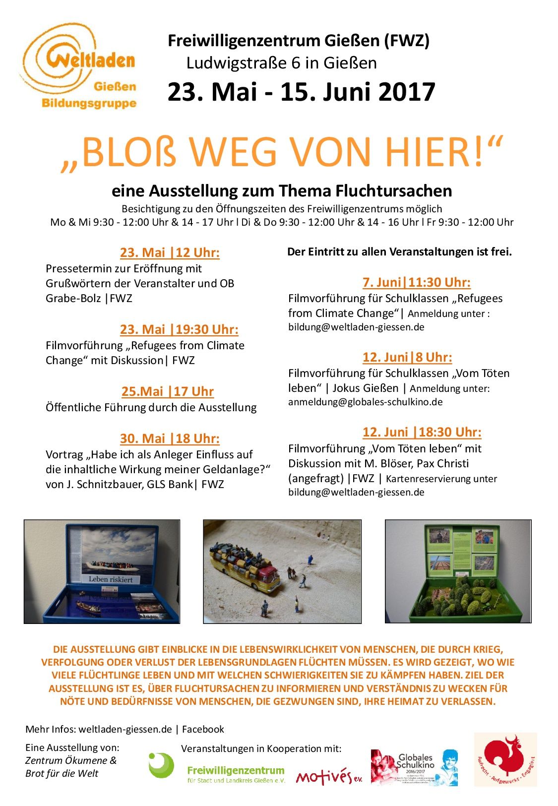 Plakat Bloß weg von hier