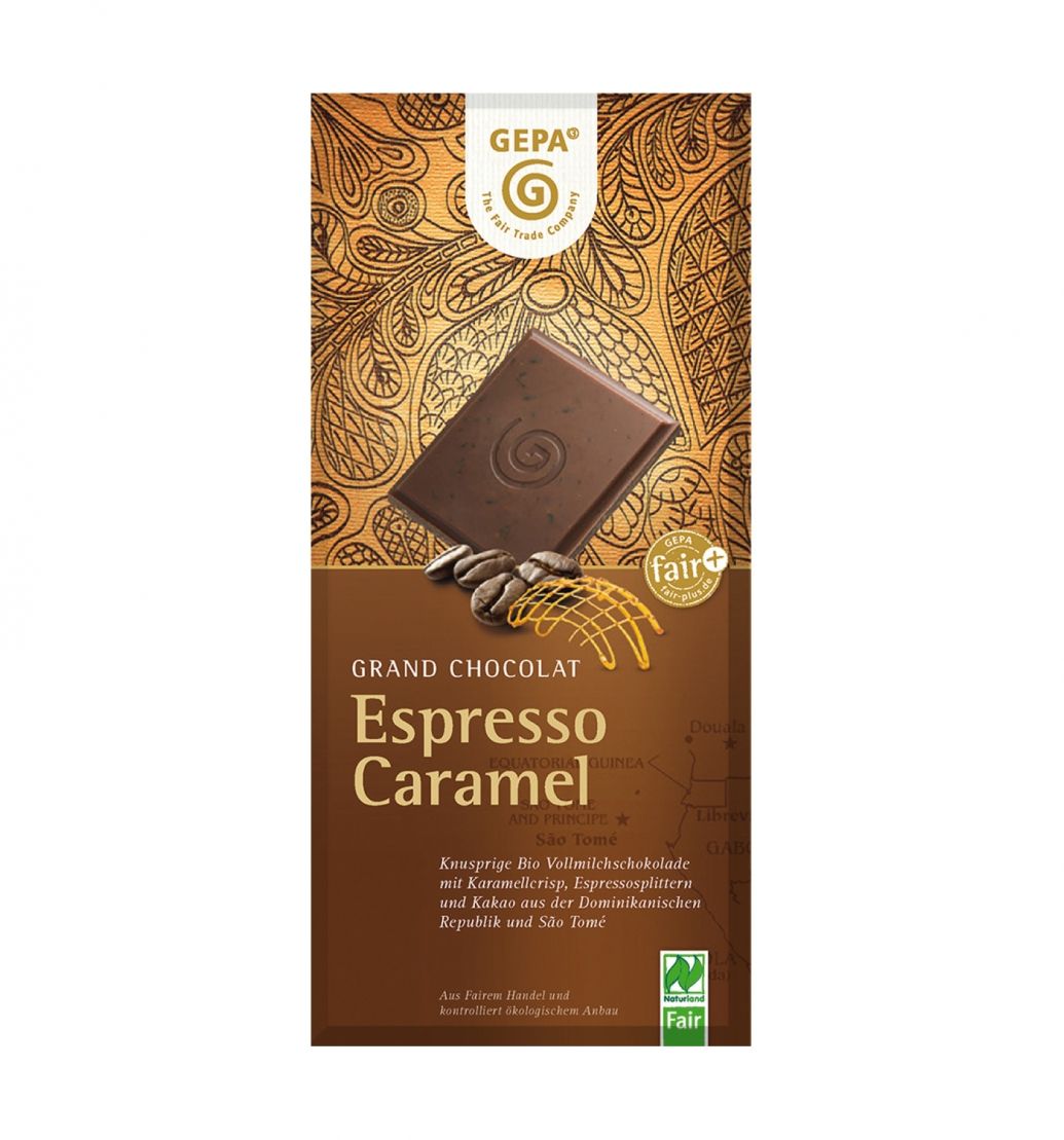 Esspresso Caramel Schokolade von Gepa