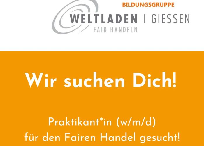 Praktikant*innen für die Bildungsgruppe gesucht!