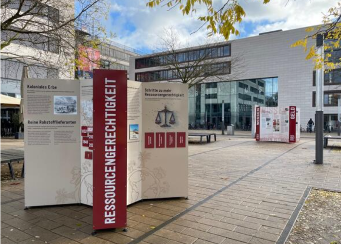 Trotz Reichtum arm - Ausstellung zu globaler Ressourcengerechtigkeit