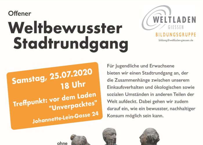 Offener Weltbewusster Stadtrundgang