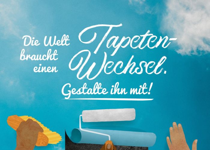 Weltladentag am 8. Mai: Die Welt braucht einen Tapetenwechsel. Gestalte ihn mit!