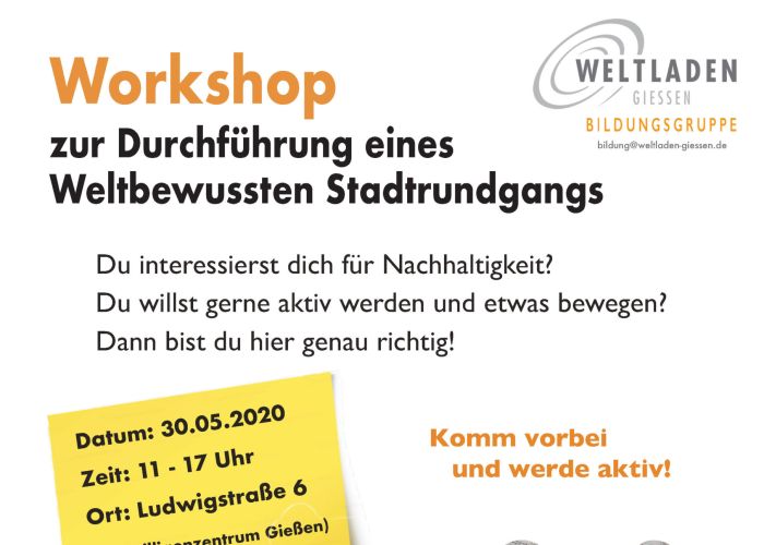 Workshop zur Durchführung eines Weltbewussten Stadtrundgangs